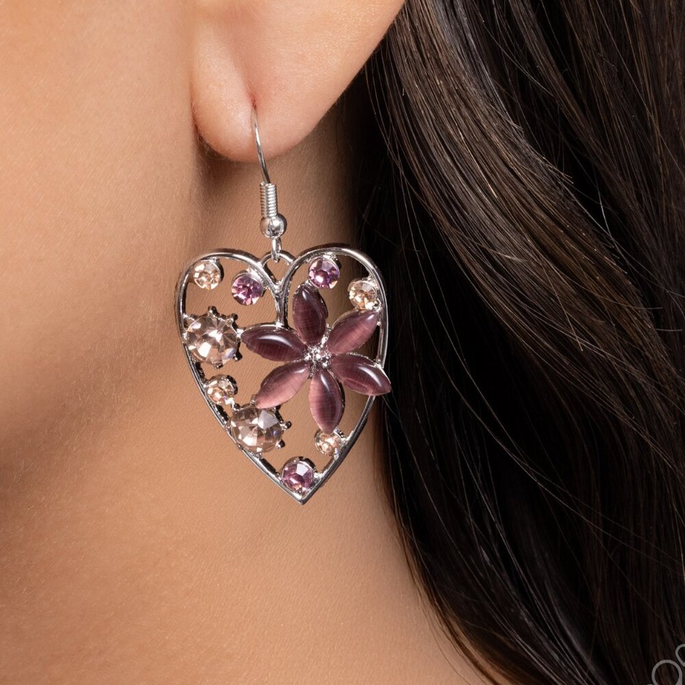 Feminine Freestyle - Purple Earrings